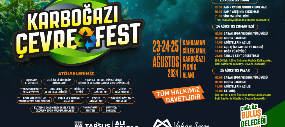 TARSUS KARBOĞAZI ÇEVRE FESTİVALİ BAŞLIYOR - TÜRKİYE - İnternetin Ajansı