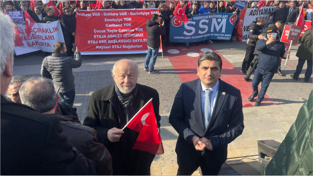 TDP’Lİ AKGÜN’DEN STAJ VE ÇIRAKLIK MAĞDURLARINA DESTEK
