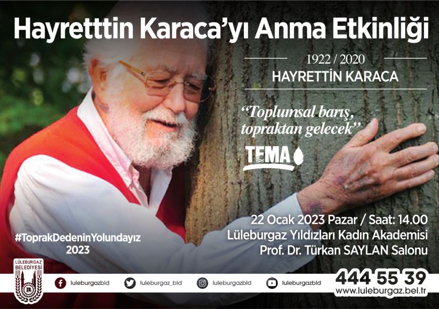Toprak Dede Lüleburgaz’da anılacak!