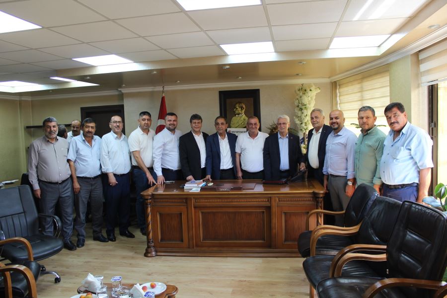 TŞOF BAŞKANI APAYDIN'DAN BAŞKAN SARI'YA ZİYARET