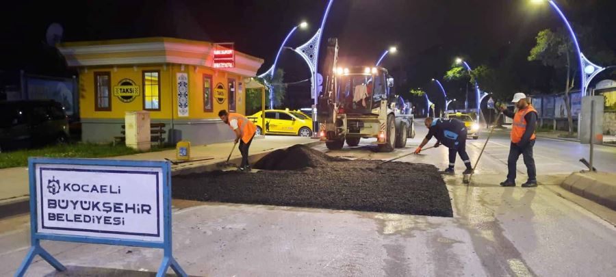Turan Güneş Caddesi Yol Bakım Timi tarafından asfaltlandı