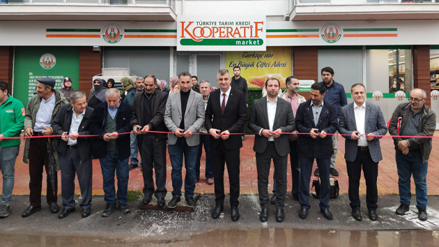 TÜRKİYE TARIM KREDİ KOOPERATİF MARKET ŞEHİTLER MAHALLESİ ŞUBESİ AÇILDI