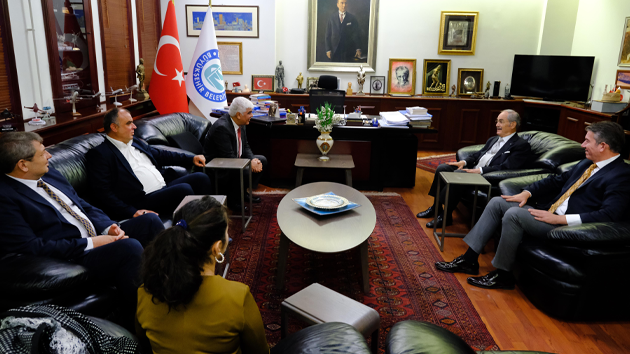 TÜRKİYE TERZİLER FEDERASYONU’NDAN BAŞKAN BÜYÜKERŞEN’E ZİYARET
