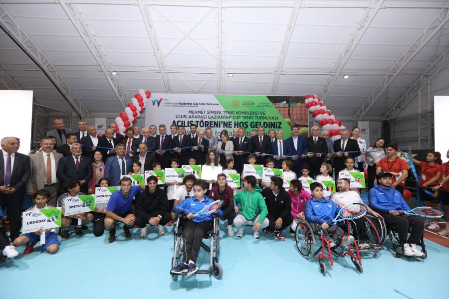 ULUSLARARASI GAZİANTEP CUP TENİS TURNUVASI BAŞLADI