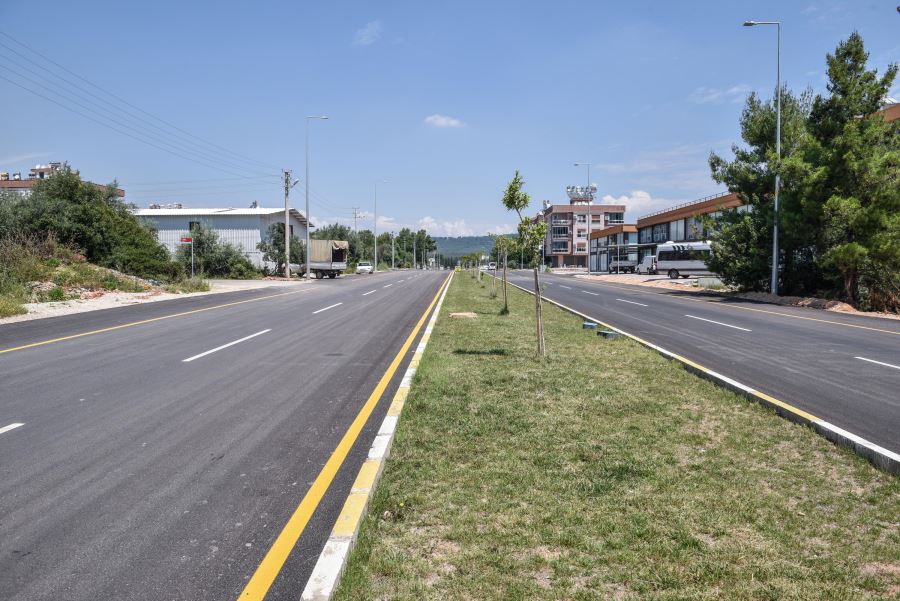 Varsak’a modern şehir caddesi