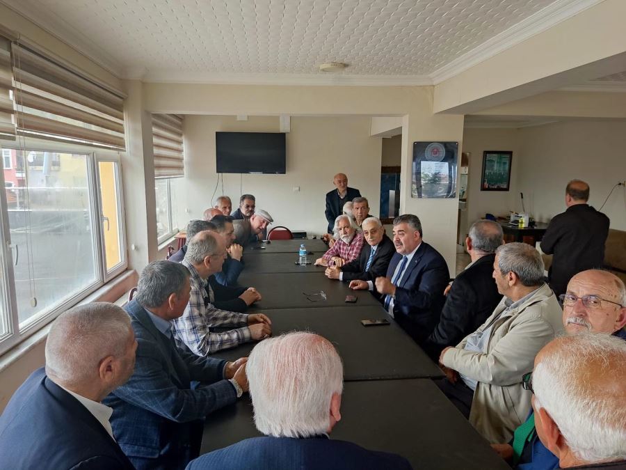 Veysel Tipioğlu emekli polislerle bir araya geldi