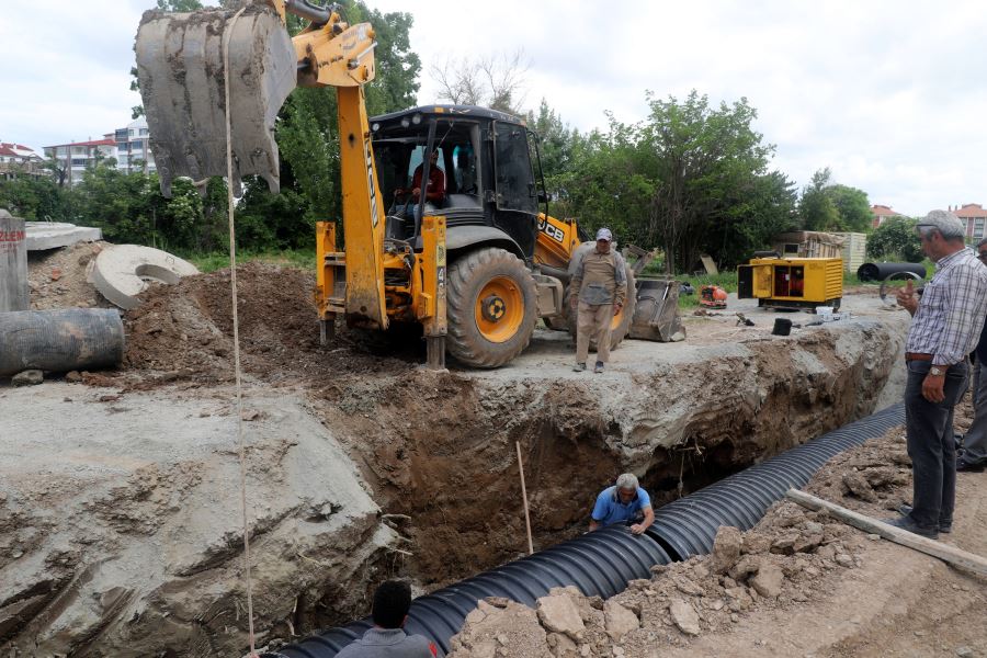 Yağmur Suyu Drenaj Çalışmaları Başladı