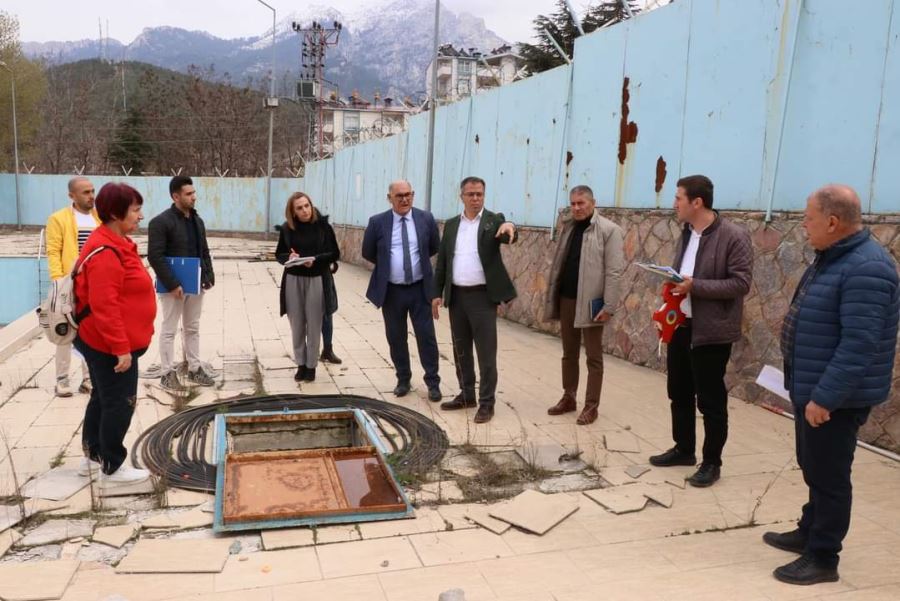 Yarı Olimpik Yüzme Havuzunda Etüt Çalışmaları Yapıldı