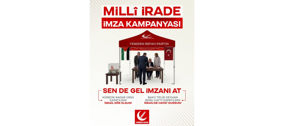 YENİDEN REFAH PARTİSİ’NDEN TÜM TÜRKİYE’DE İMZA SEFERBERLİĞİ - GÜNDEM - İnternetin Ajansı