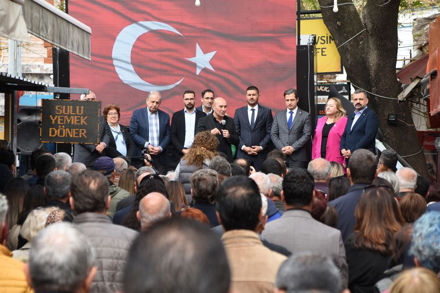 YENİFOÇA’DA MİLLET İTTİFAKI CUMHURBAŞKANI SEÇİM OFİSİ AÇILDI