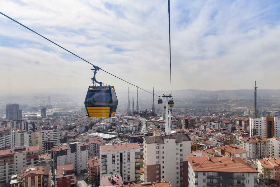 YENİMAHALLE-ŞENTEPE TELEFERİK HATTI SÖMESTİRDE BAKIMA ALINACAK