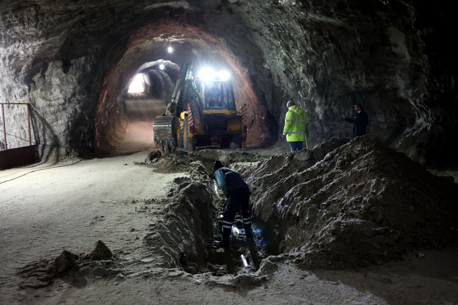 Yer Altı Tuz Şehri’nde Altyapı Rehabilitasyonu Başladı