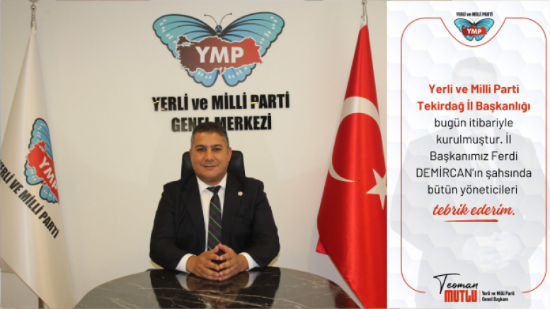 Yerli ve Milli Parti'nin kararlı genişleme ve örgütlenme hamlesi, Tekirdağ'da da devam ediyor. - GÜNDEM - İnternetin Ajansı