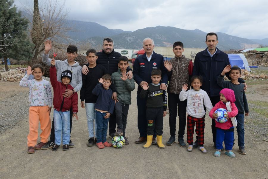 YILDIRIM’DAN AFET BÖLGESİNE KARDEŞLİK ELİ
